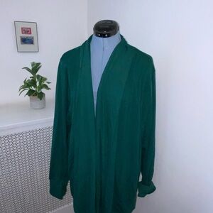 Like New/Never Worn - Tek Gear Forest Green Cardigan